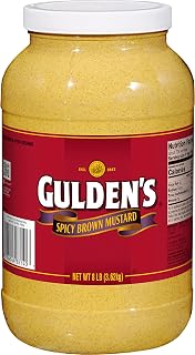 Gulden's Spicy Brown Mustard - 8 Lbs (3.62 kg)F