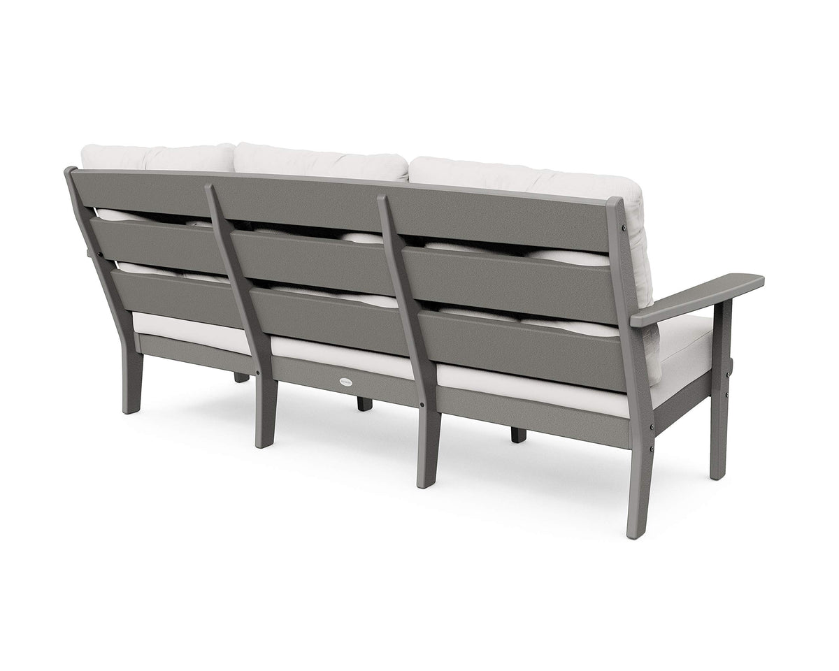 ® Lakeside Sofa by Polywood – High-density Polyethylene, Teak / Dune Burlap, Model 4413-TE145999
