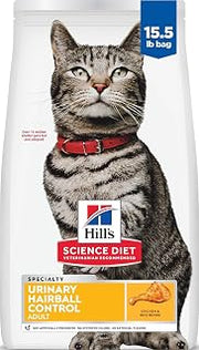 Hill's Science Diet Adult Urinary & Hairball Control Dry Cat Food