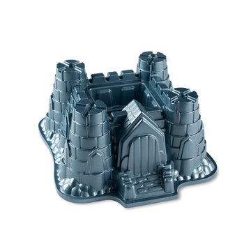 Castle Bundt Cake Pan by Nordic Ware – 10 Cup Capacity, 2.37 liters, Aluminum, Blue, Pack of 3