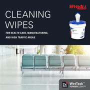 WypAll PowerClean WetTask for Solvents – 6 x 95 Towels, 1 Bucket (06001)