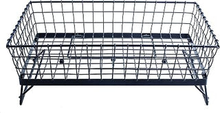 TableCraft Products GMT21125 Basket, Full Transformer, 20.5" x 12" x 5", Black Metal