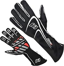 K1 RaceGear Glove Track1 Black X-Large SFI 5