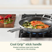 Cuisinart 12-inch Skillet / 12 Inch Skillet Frying Pan / Stainless Steel Skillets