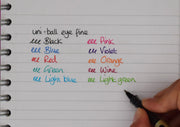 Eye Fine Rollerball Pens by Uni-Ball – 1 Count (Pack of 3), Stainless Steel, Blue, Black, Red, Model 153529308