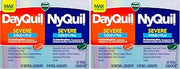 Vicks DayQuil & Nyquil Severe Cold,Flu & Congestion Medicine,24 Count (Pack of 2)