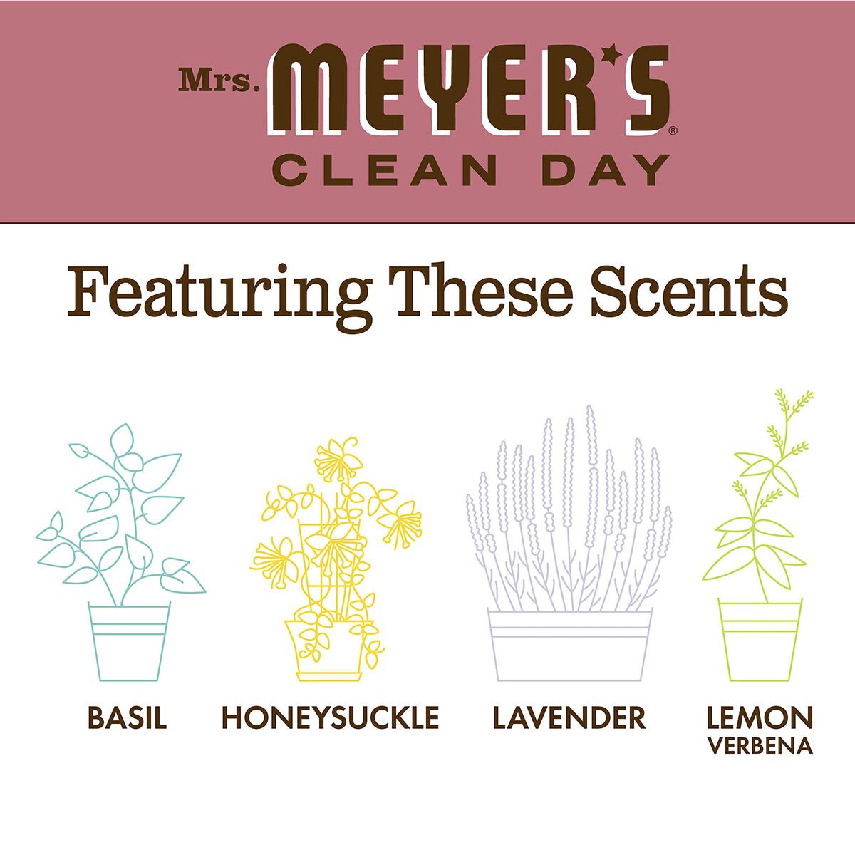 Mrs. MEYER'S Bluebell / 32 Fl Oz (Pack of 1) / Standard Packaging All-Purpose Cleaners