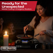 Chef Master Stove & 4 Fuel Canisters Camping Stoves