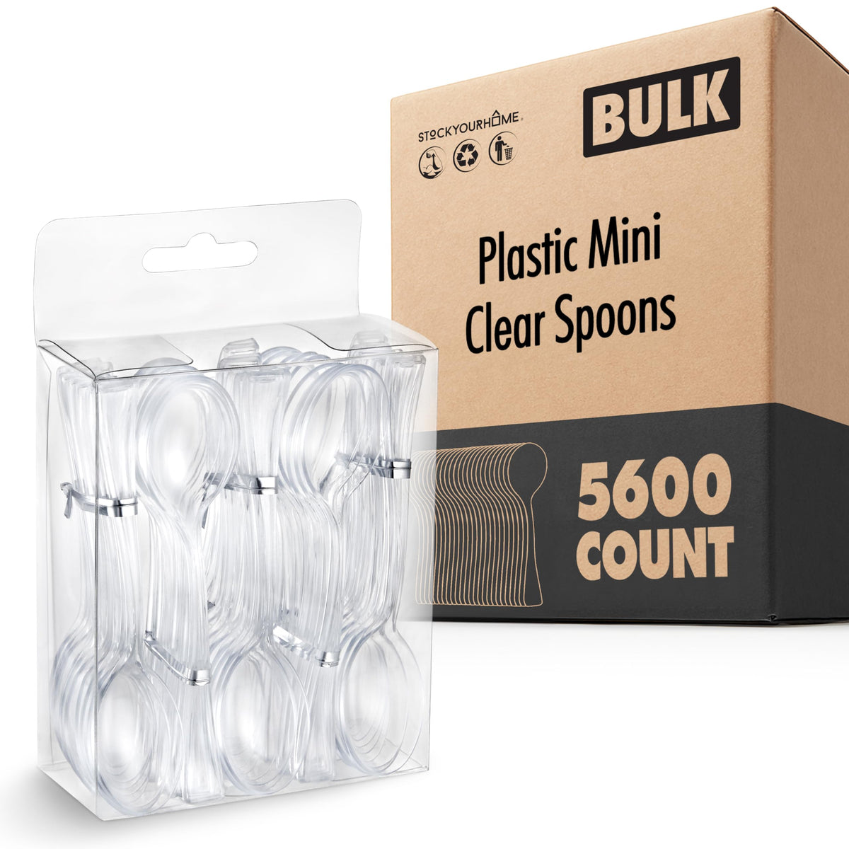 Stock Your Home 5600 / Spoon / Clear Spoons