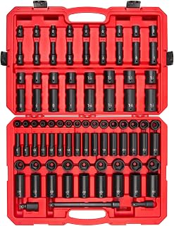 TEKTON 1/2 Inch Impact Socket Set, 87-Piece | SID92407