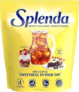 SPLENDA Zero Calorie Sweetener, Granulated Sugar Substitute, 9.7 Oz