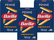Barilla Penne Pasta, 16 oz. Box - Non-GMO, Made with Durum Wheat Semolina - Kosher Certified, (Pack of 3)