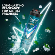 Men Antiperspirant Deodorant Dry Spray Cool Rush by Degree – 3.8 Ounce (Pack of 12), Pack of 12, Model 10079400343700