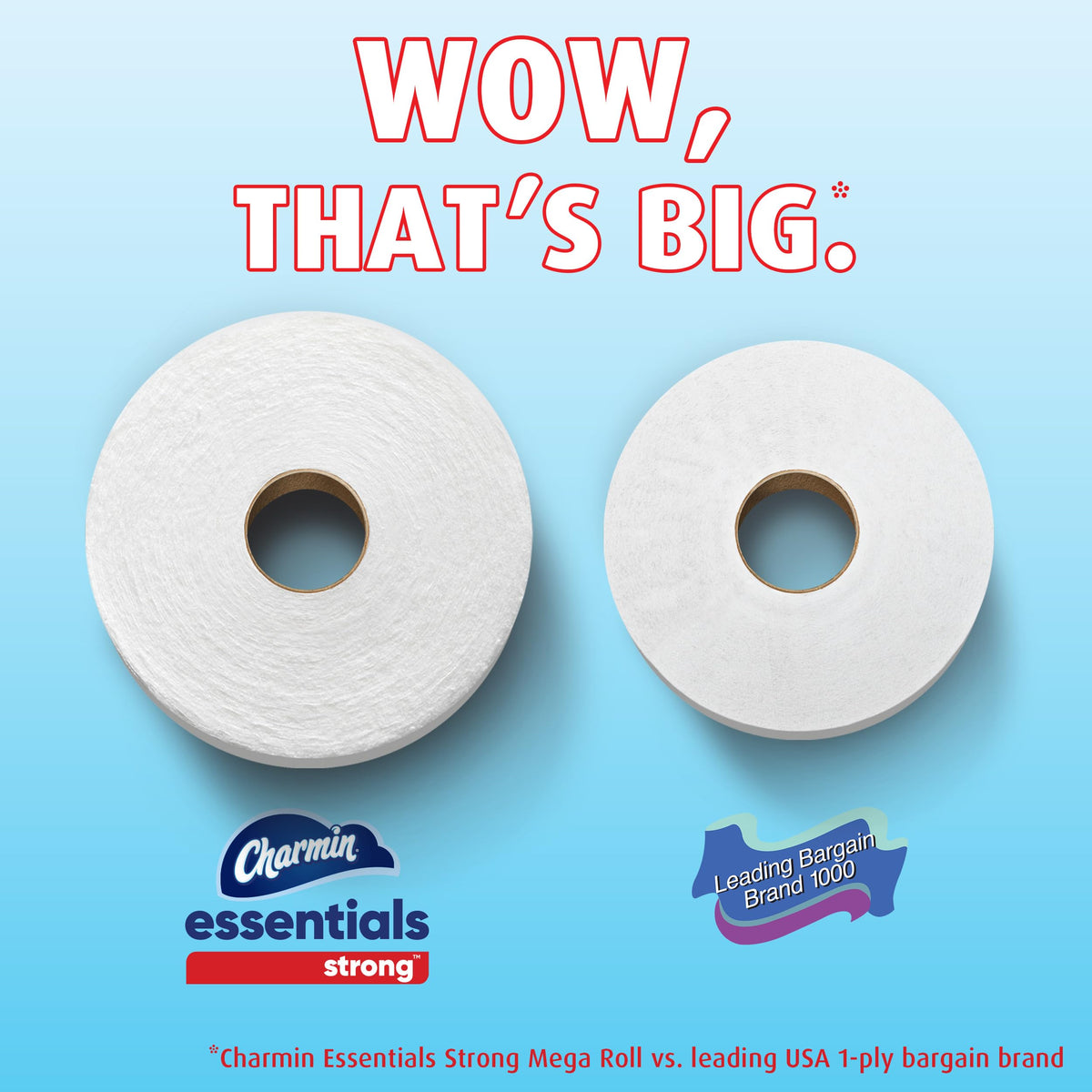 Charmin whitge / 6 Count (Pack of 1) / 1 Toilet Paper