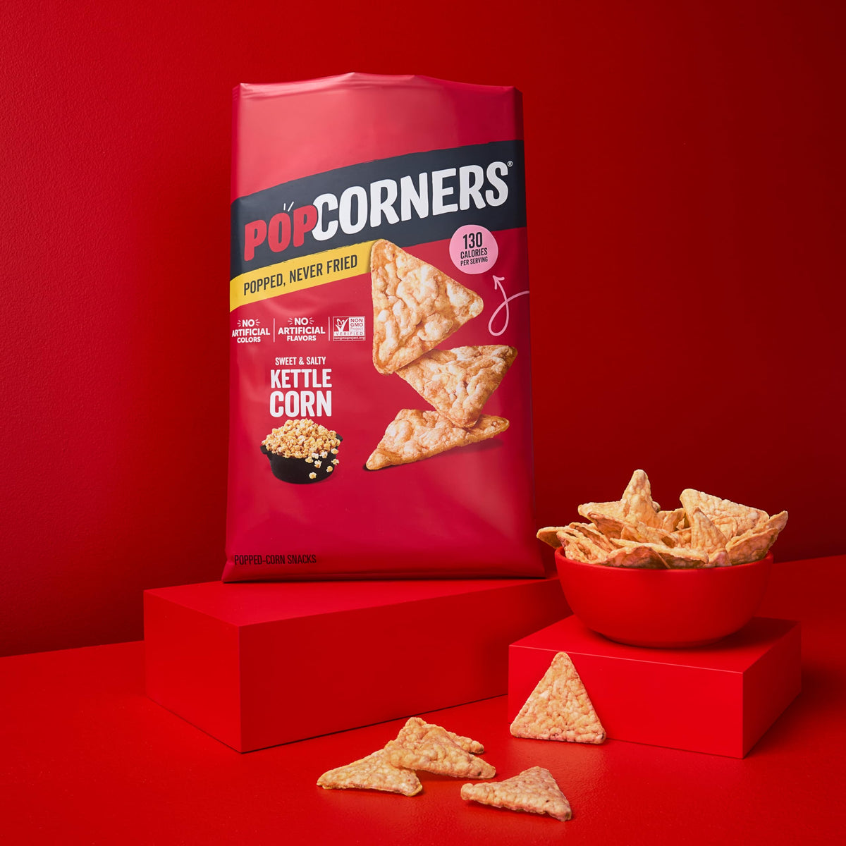 Popped Corn Snacks by Popcorners – 20 Count (Pack of 1), Pack of 20