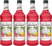 Monin Ruby Red Grapefruit, 48-Ounce Packages (Pack of 4)