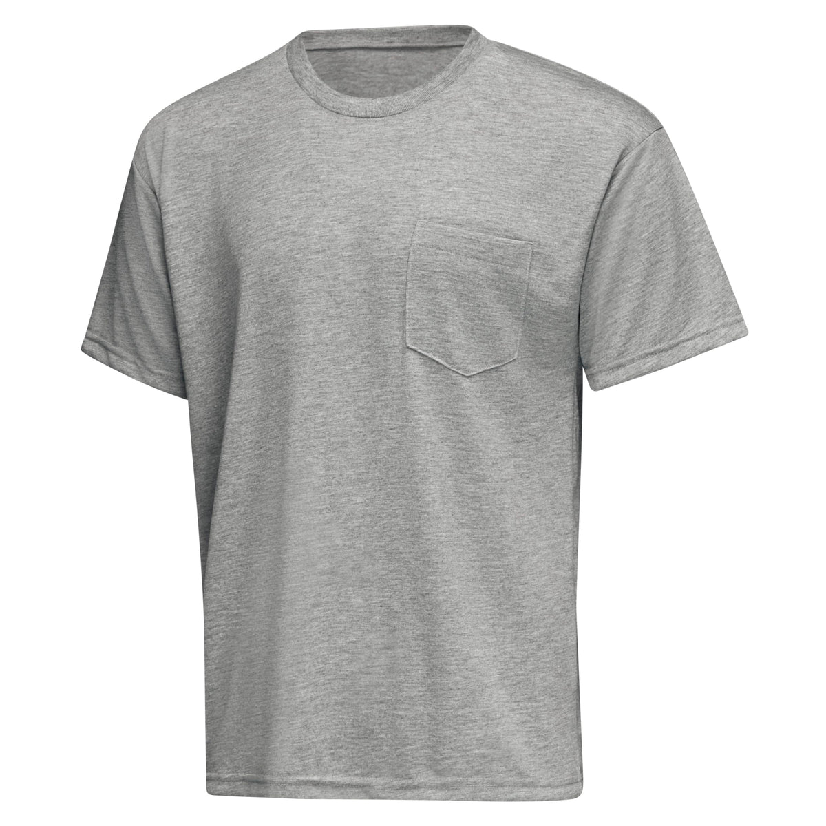 Men's Short-Sleeve Performance Core Pocket Tee by Red Kap – Polyester, Heather, Model SK2SGY SS XXL