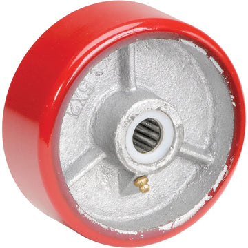 Global Industrial 5" x 2" Polyurethane Wheel by Casters, Wheels & Industrial Handling – 5"L x 2"W x 2"H, Model CW-520-PSRB