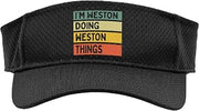 I'm Weston Doing Weston Things Funny Personalized Quote Sport Sun Visor