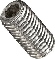 18-8 Stainless Steel Set Screw, Plain Finish, Hex Socket Drive, Cup Point, Meets ASME B18.3/ASTM F880, 1/4" Length, 1/4"-28 UNF Threads, Imported (Pack of 100)