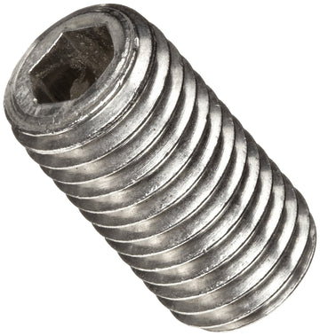18-8 Stainless Steel Set Screw by Small Parts – 1/4"-28, Stainless Steel, Pack of 100