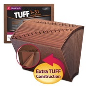 TUFF Expanding File by SMEAD – Letter, Redrope, Leather-like, Model 70467