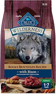 Blue Buffalo Wilderness Rocky Mountain Recipe Bison Dry Dog Food, 28 lb