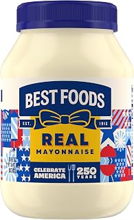 Best Foods Real Mayonnaise 30oz, Mayo Jar, Sandwich Spread, Gluten Free 1PK