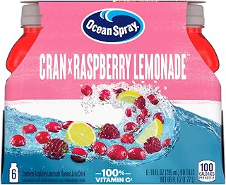 Ocean Spray Cran-Raspberry Lemonade™ Cranberry Raspberry Lemonade Juice Drinks, 10 Fl Oz Bottles, 6 Count