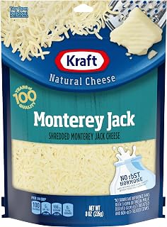 Kraft Cheese Shredded Monterey Jack Cheese, 8 oz