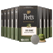 Peet's Coffee Big Bang / 10 Count (Pack of 10) / 10 Single-Serve Capsules & Pods