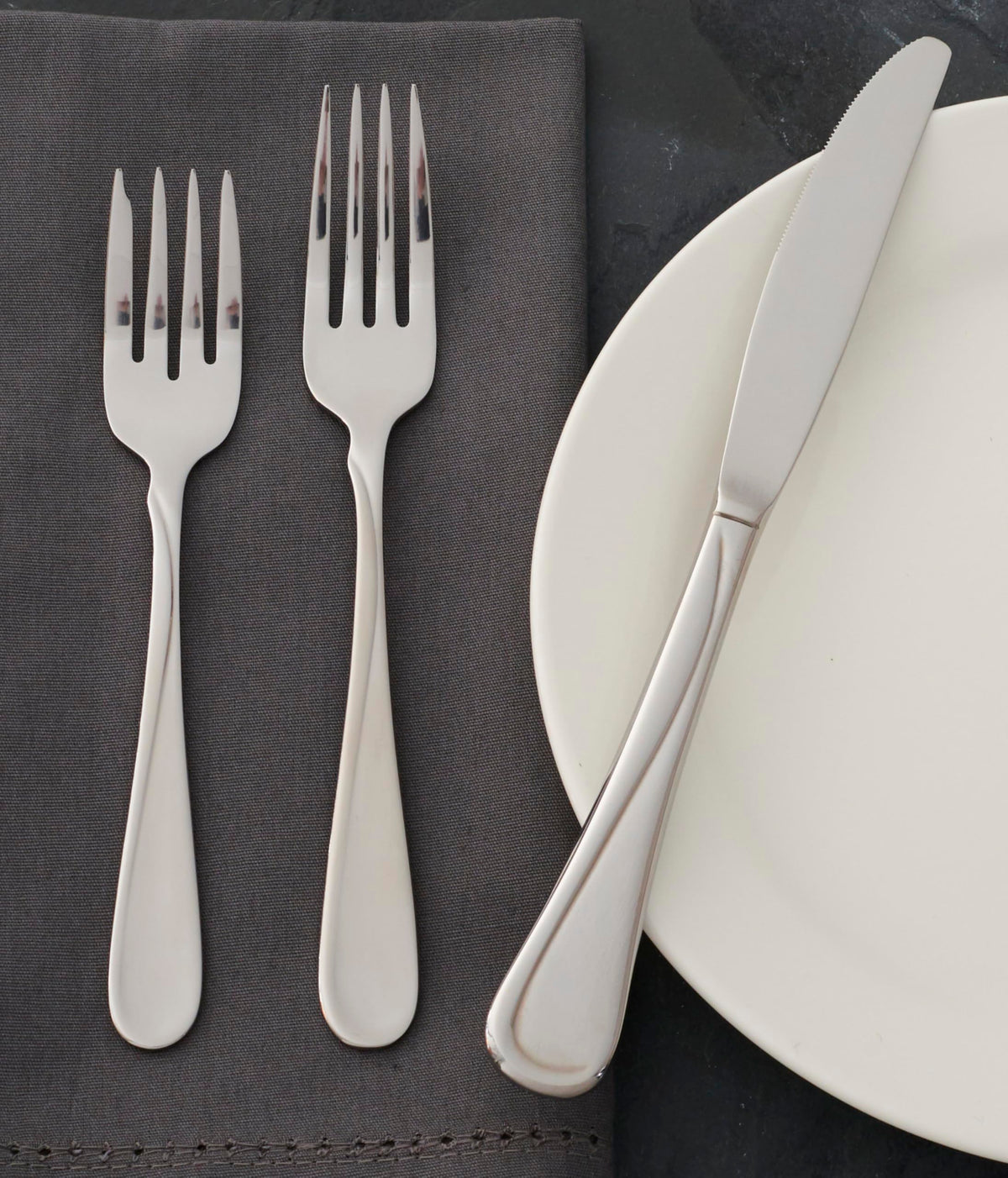 Flight Dinner Knives Silverware Set for by Oneida – Set of 6 (Pack of 6), Alloy Steel, סט כלי כסף, Pack of 6, Model 2865006C