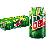 Soda, 12 Fl Oz Cans (Pack of 12) by Mountain Dew – 12 Fl Oz (Pack of 12), Clear, Pack of 12, Model 83776
