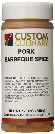 Custom Culinary 12 Ounce (Pack of 1) / 1 Barbecue Seasoning