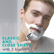Mach3 Razor Refills for Men by Gillette – 15 Count (Pack of 1), Blue, Model 47400313095