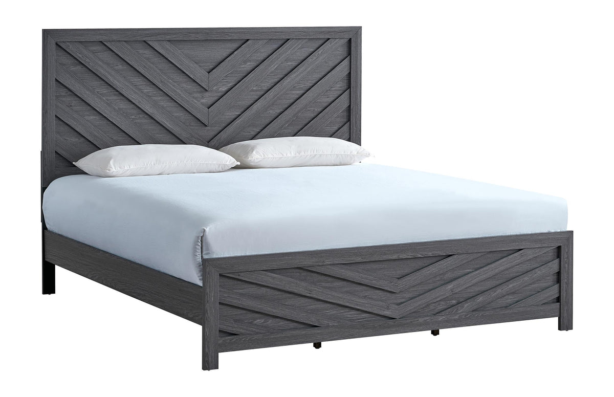 Rustica Full Bed Gray by Glory Furniture – Full, Wood, Grey, Model G005203A-FB