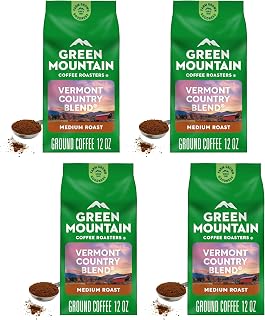 Green Mountain Coffee Signature Vermont Country Blend Ground Coffee 12oz (Pack of 4)