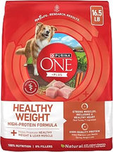 Purina ONE Plus Healthy Weight Dry Dog Food, Real Turkey, 16.5 lb Bag