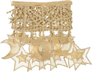 Golden Star Moon Lace Trim for Dress Clothing DIY 91cm