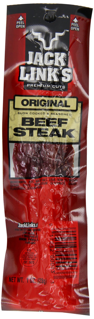 Beef Steak by Jack Link's – 1 Ounce (Pack of 24), Pack of 24, Model 02027
