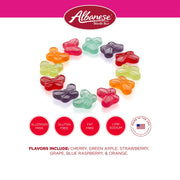 Albanese Mini Butterflies / 7.5 Ounce (Pack of 12) / Orange,Blue Gummy Candy