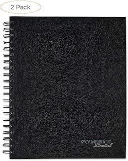 Cambridge Limited Business Notebook, 8-1/2" X 11", Hard Cover, Wirebound, Black (06100) (FÐ¾ur Ð Ð°Ñk)