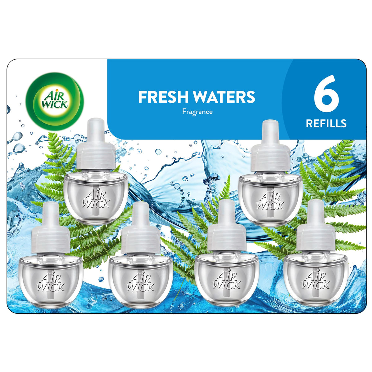 Scented Oils Refills by Air Wick – 0.67 Fl Oz (Pack of 6), Clear, Pack of 6, Model 6233801302