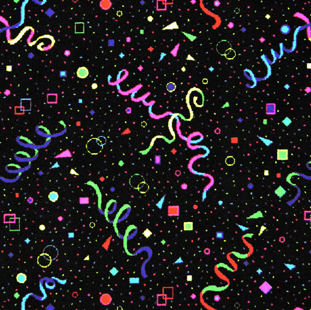 Fluorescent Celebration 12' x 15' Area Rug by Joy Carpets – 12' x 15' (Rectangular), Nylon, Fluorescent, Model 36U