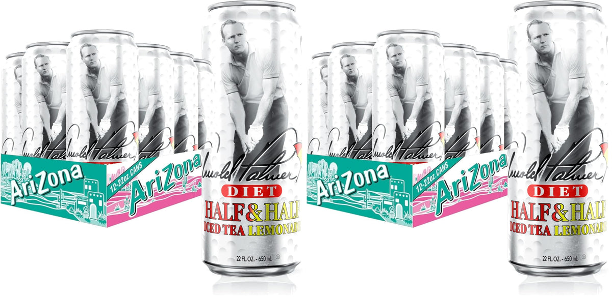 AriZona Diet Arnold Palmer / 22 Fl Oz (24 Pack) / 1 Lemonade