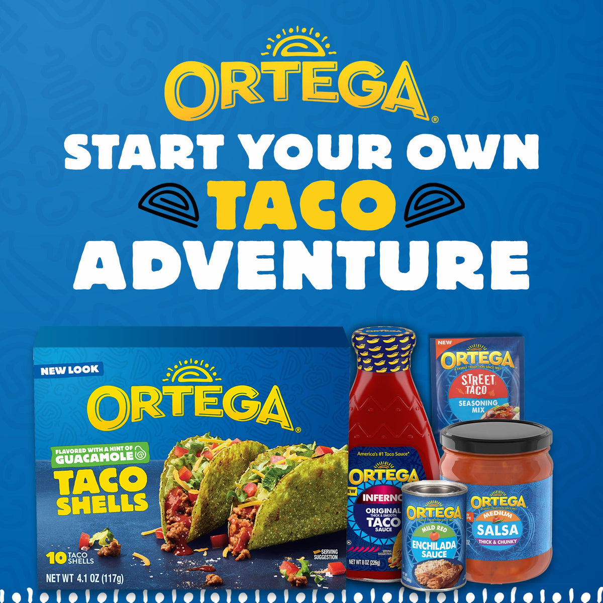 Ortega 4.1 Ounce (Pack of 1) / Guacamole / 1 Mexican Seasoning