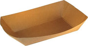 7155 Food Tray, #500, Kraft Plain (Pack of 500)
