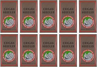 Brother SASEW8012 Sewing Machine Needles by Organ 10 Pack of Ten Needles (100 Needles)