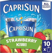 Capri Sun Juice Drink, 10 ct Box Strawberry Kiwi, 6 fl oz Pouches