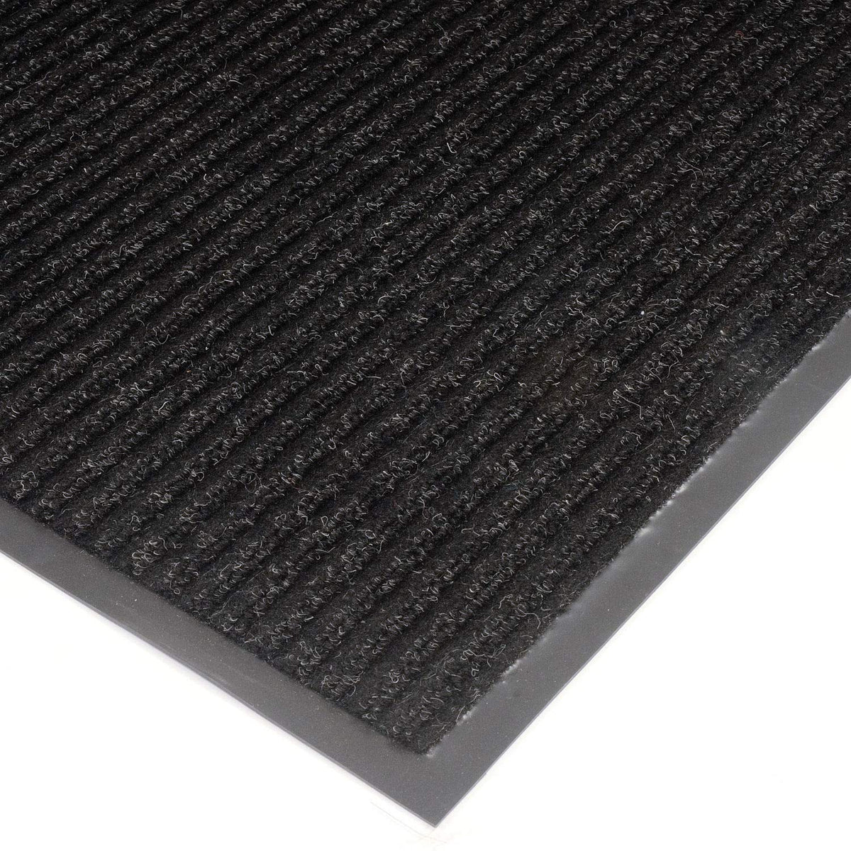 Deep Cleaning Ribbed Entrance Mat by Apache Mills – 2' x 2'1" (Rectangular), Polypropylene, Charcoal Gray, Model 0103319022X3
